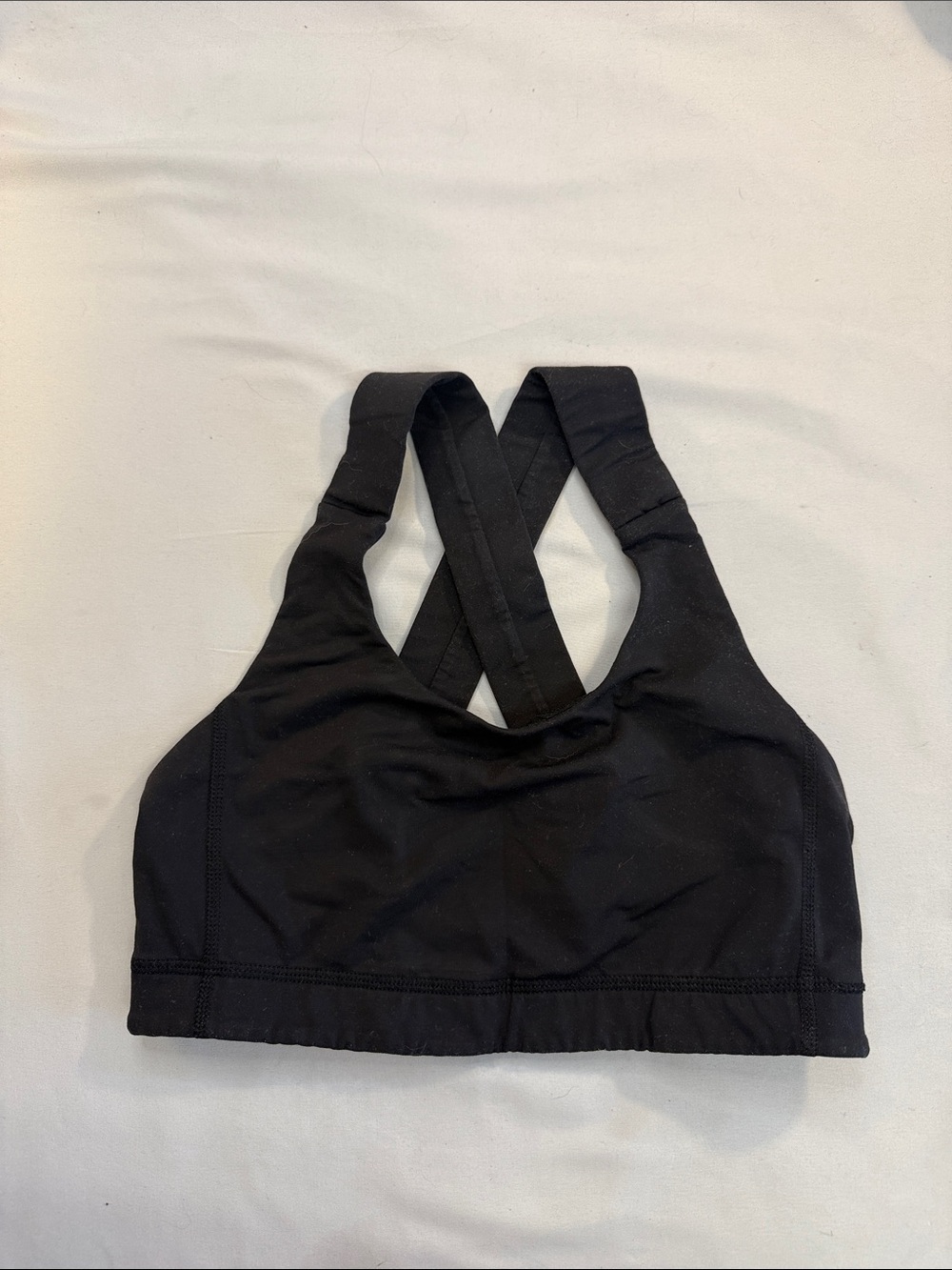 lululemon athletica Black Strappy Cross-Back Sports Bra